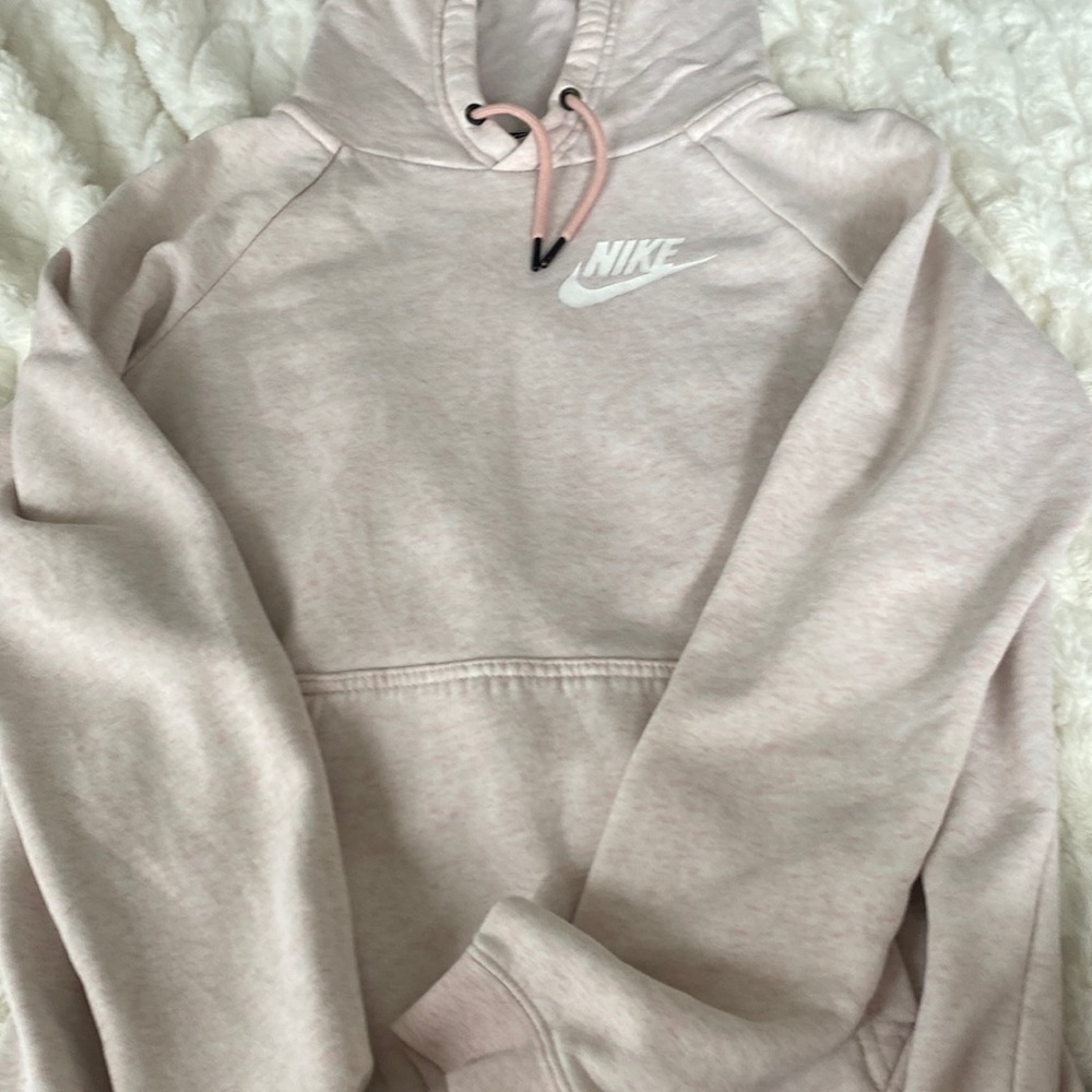 Pink pull over hoodie